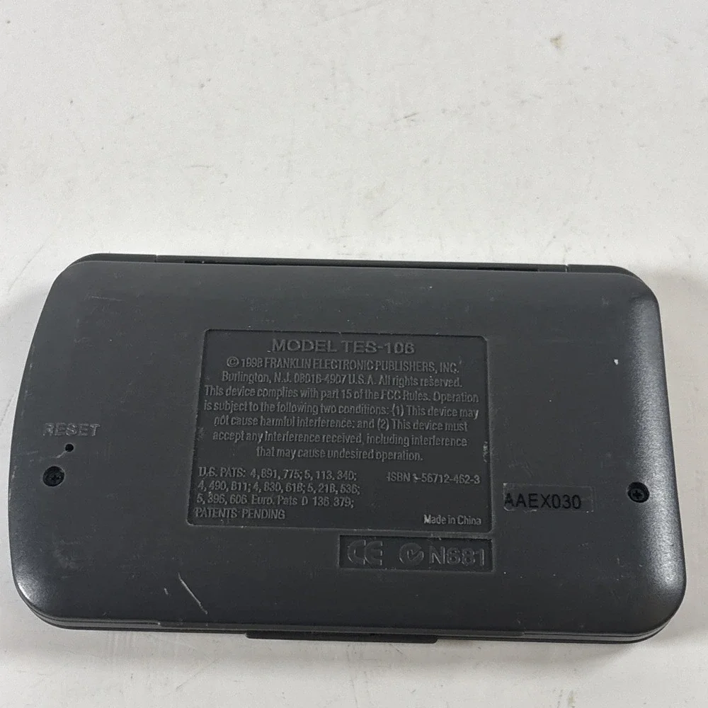 Franklin Tes-106 English-Spanish Translator Travel Ace